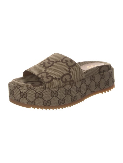 Gucci GG Canvas Canvas Slides