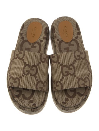 Gucci GG Canvas Canvas Slides