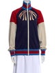 Gucci Striped Mock Neck Sweatshirt