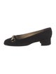 Gucci Horsebit Accent Suede Pumps
