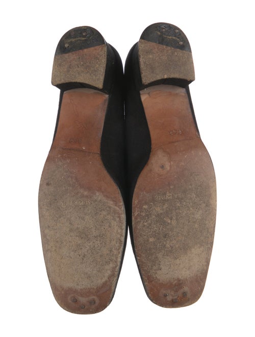 Gucci Horsebit Accent Suede Pumps