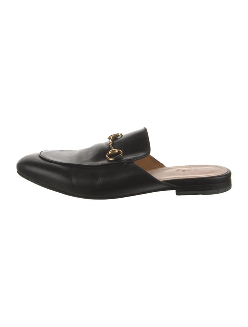 Gucci Horsebit Accent Leather Mules