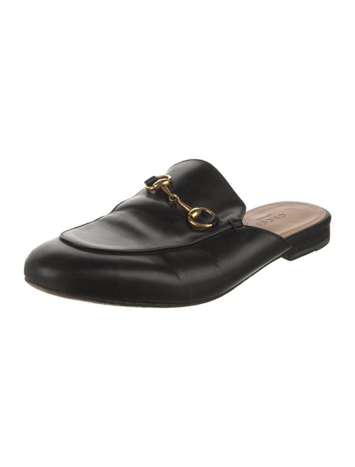 Gucci Horsebit Accent Leather Mules