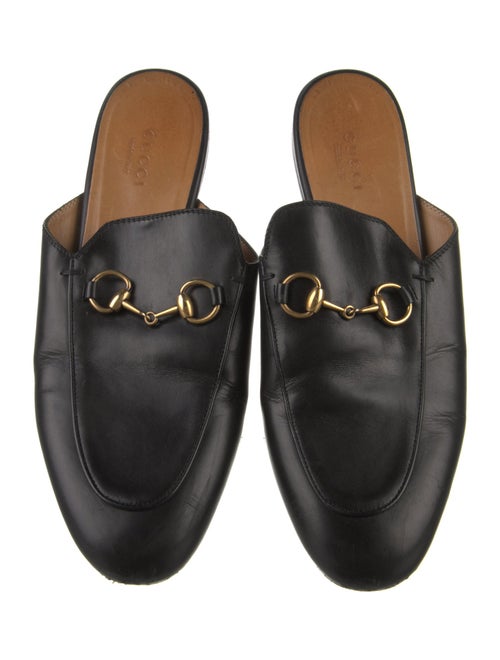 Gucci Horsebit Accent Leather Mules