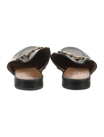 Gucci Horsebit Accent Leather Mules