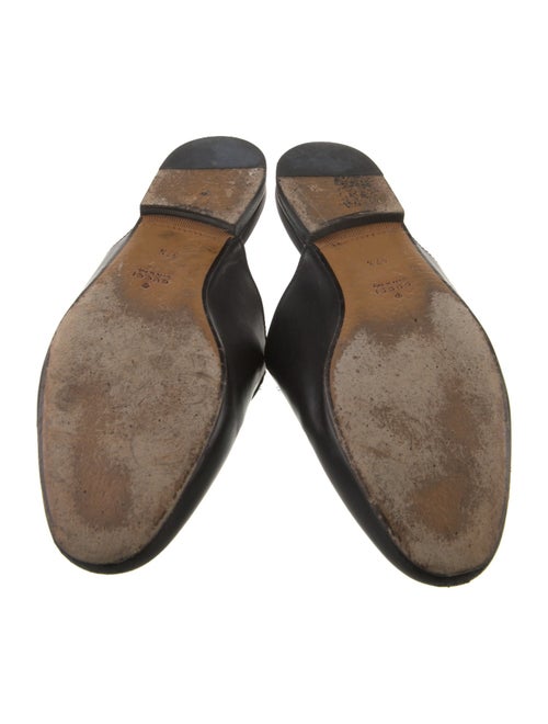 Gucci Horsebit Accent Leather Mules
