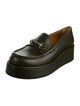 Gucci Horsebit Accent Leather Loafers