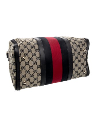 Gucci GG Canvas Web Boston Medium