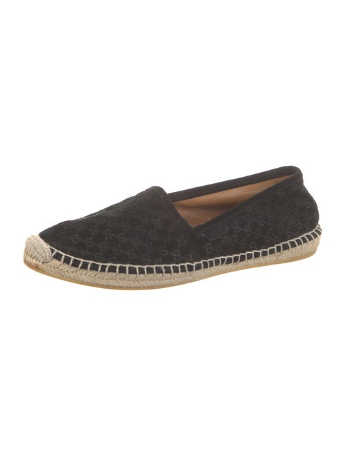 Gucci Microguccissima Pattern Suede Espadrilles
