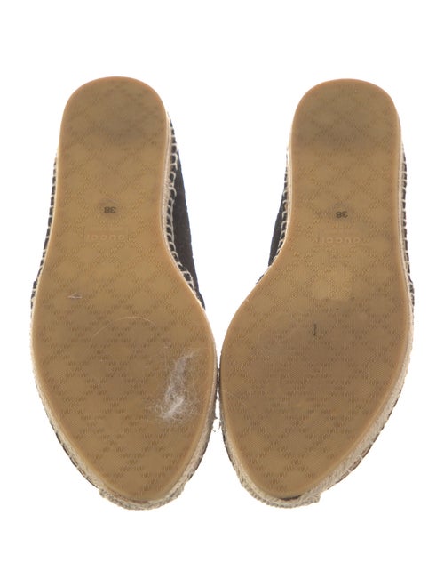 Gucci Microguccissima Pattern Suede Espadrilles