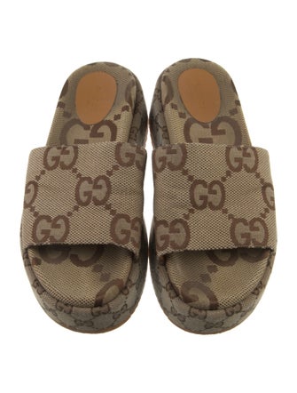 Gucci GG Canvas Canvas Slides
