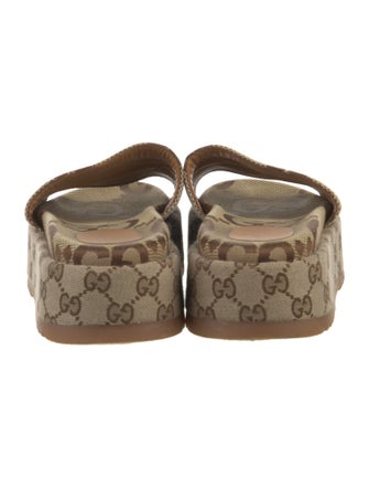 Gucci GG Canvas Canvas Slides