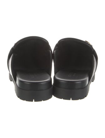 Gucci Horsebit Accent Leather Mules
