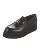 Gucci Interlocking G Logo Leather Loafers