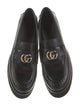 Gucci Interlocking G Logo Leather Loafers