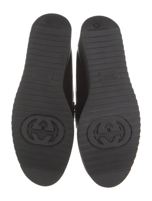 Gucci Interlocking G Logo Leather Loafers