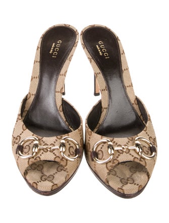 Gucci GG Canvas Canvas Slides