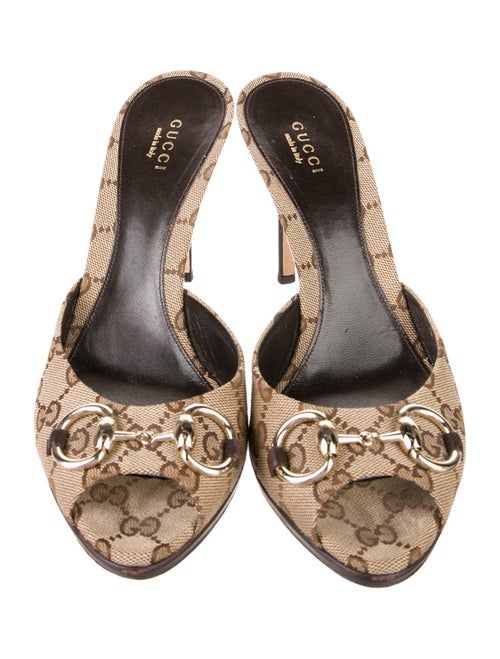 Gucci GG Canvas Canvas Slides