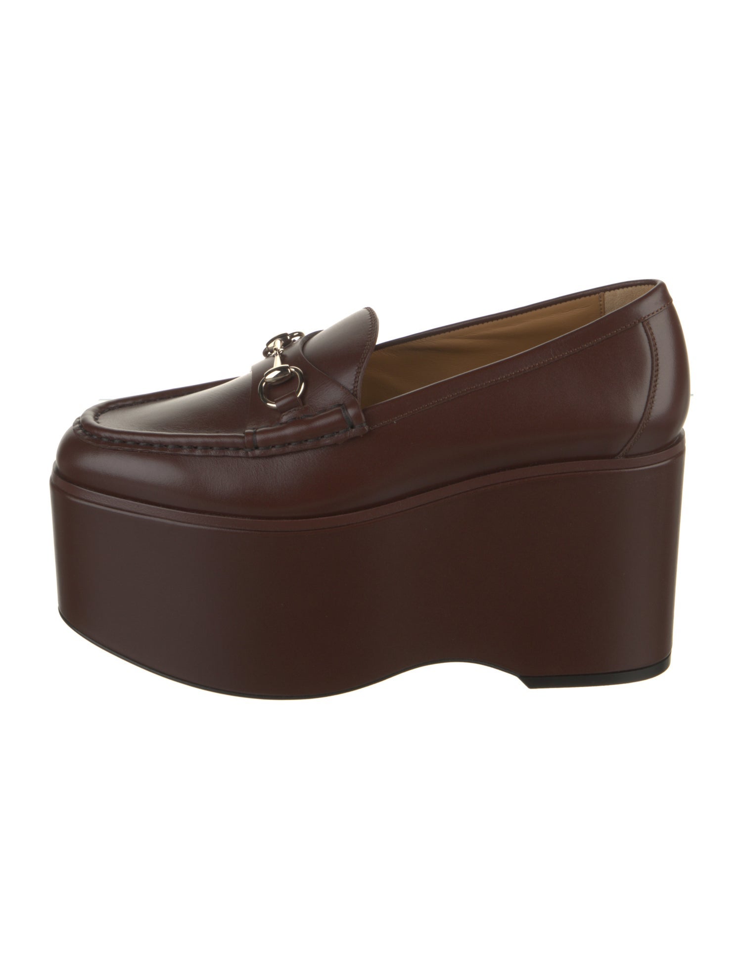 Gucci Horsebit Accent Leather Oxfords w/ Tags