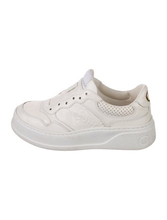 Gucci Interlocking G Logo Leather Sneakers