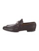 Gucci Horsebit Accent Leather Dress Loafers