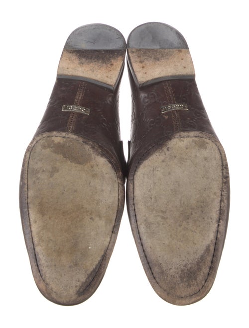 Gucci Horsebit Accent Leather Dress Loafers