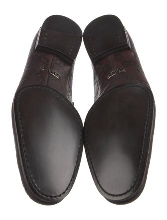Gucci Horsebit Accent Leather Loafers