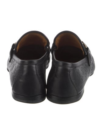 Gucci GG Supreme Leather Dress Loafers