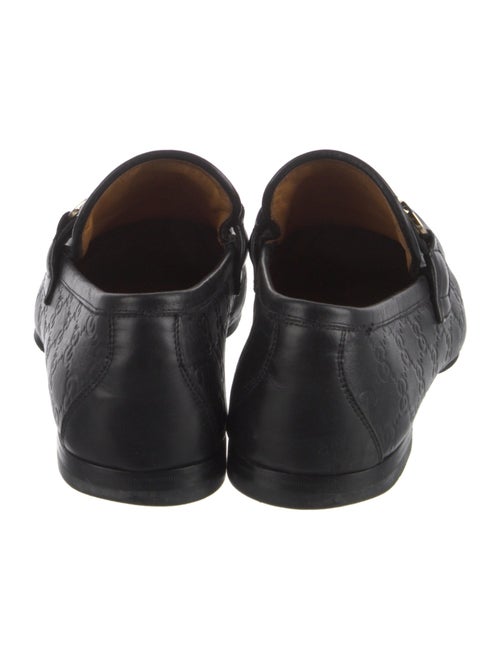 Gucci GG Supreme Leather Dress Loafers
