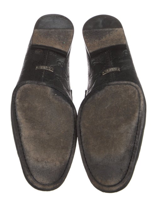 Gucci GG Supreme Leather Dress Loafers