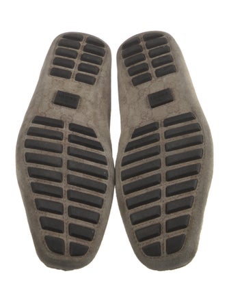 Gucci GG Logo Suede Drivers