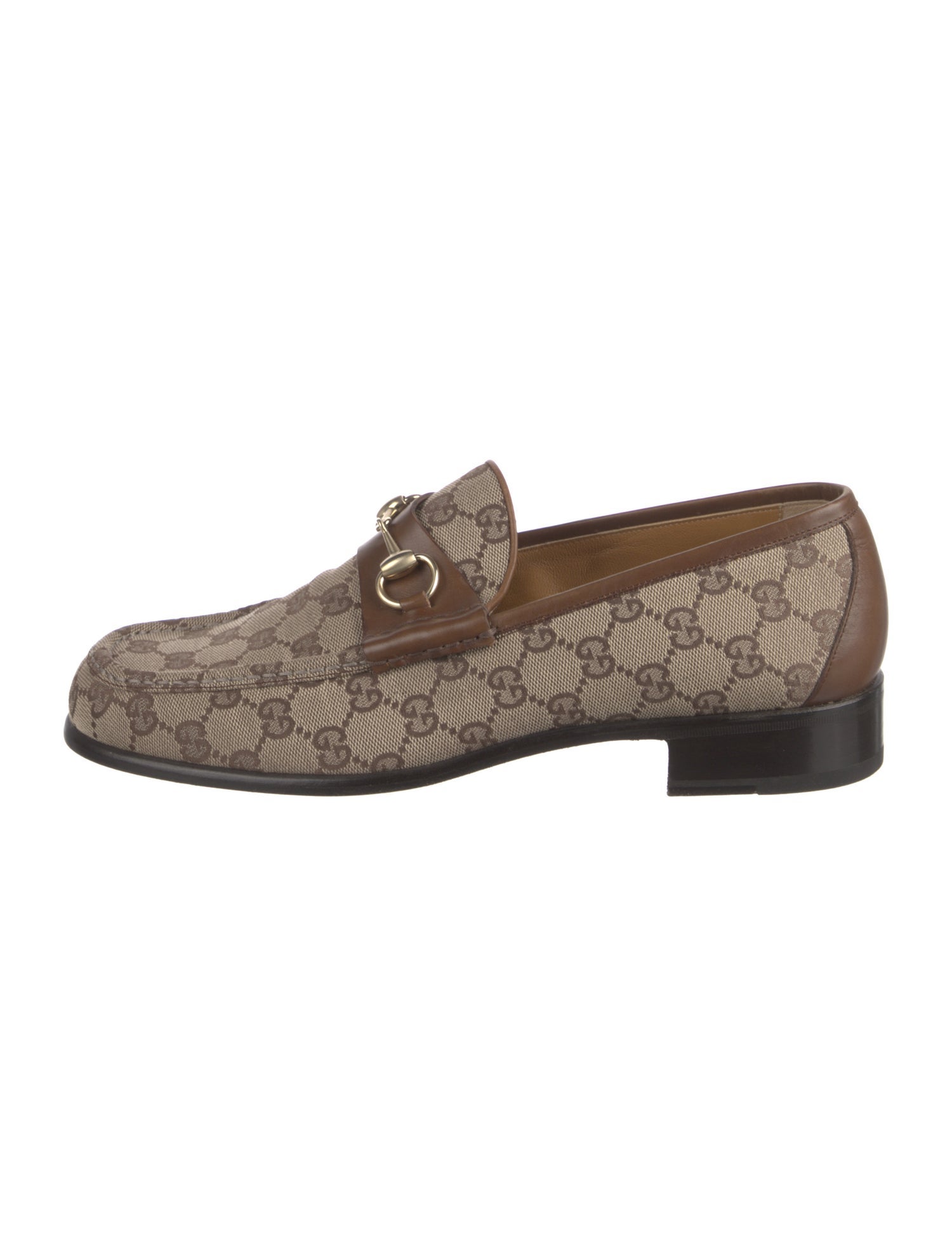 Gucci GG Canvas Canvas Dress Loafers