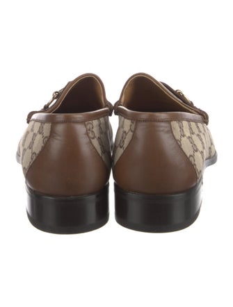 Gucci GG Canvas Canvas Dress Loafers