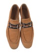 Gucci Horsebit Accent Suede Dress Loafers