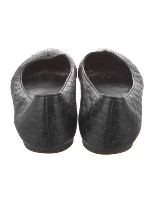 Gucci GG Signature Leather Ballet Flats