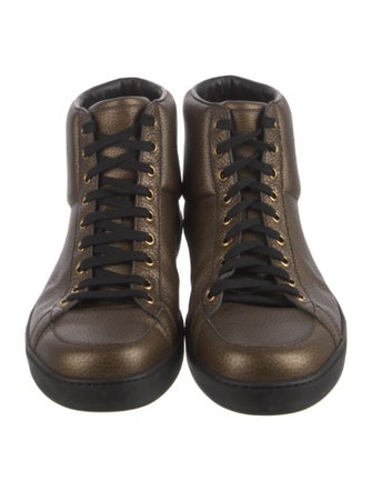 Gucci Hysteria Accent Leather Sneakers