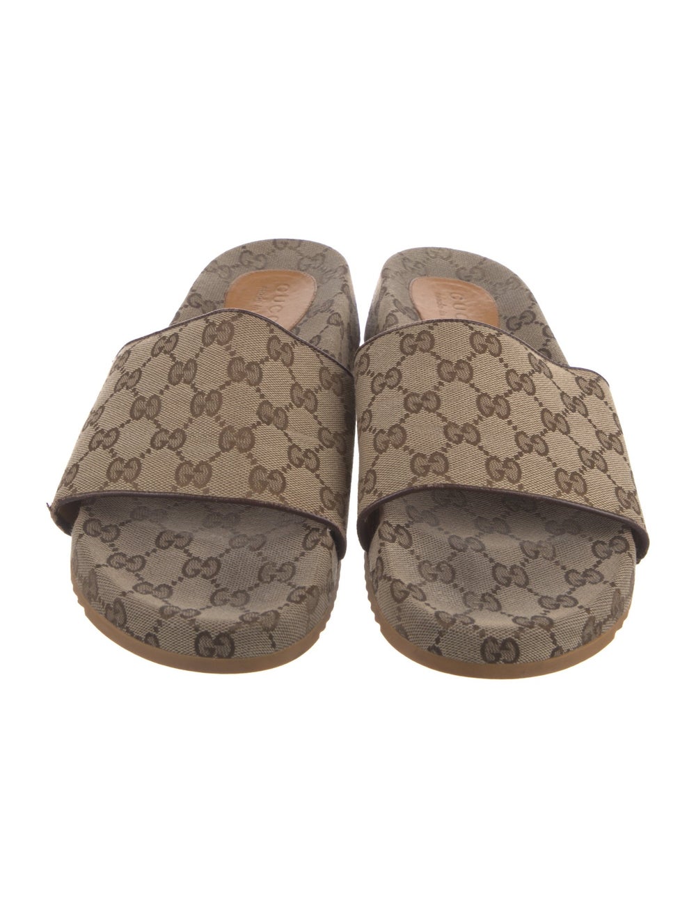 Gucci Canvas Slides Brown & Neutrals GG Canvas De… - image 3