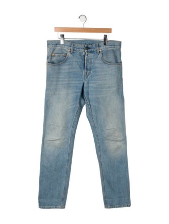 Gucci 1955 Horsebit Accent Skinny Jeans