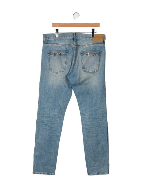 Gucci 1955 Horsebit Accent Skinny Jeans