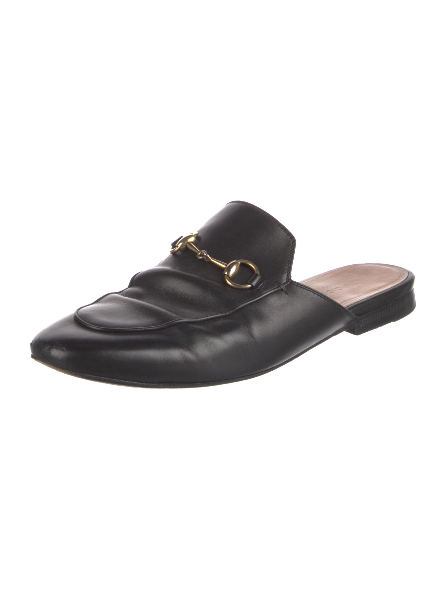 Gucci 1955 Horsebit Accent Leather Mules