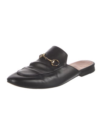 Gucci 1955 Horsebit Accent Leather Mules