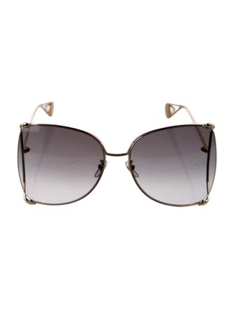 Gucci Interlocking G Logo Oversize Sunglasses