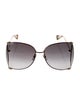 Gucci Interlocking G Logo Oversize Sunglasses