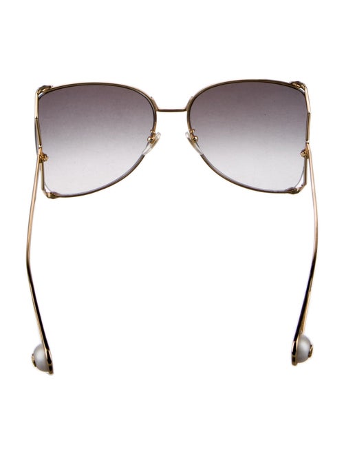 Gucci Interlocking G Logo Oversize Sunglasses