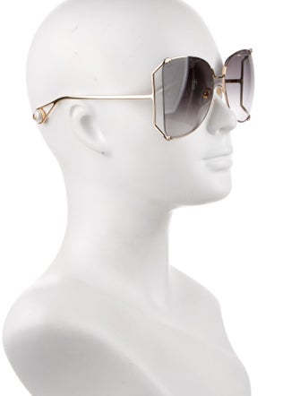 Gucci Interlocking G Logo Oversize Sunglasses