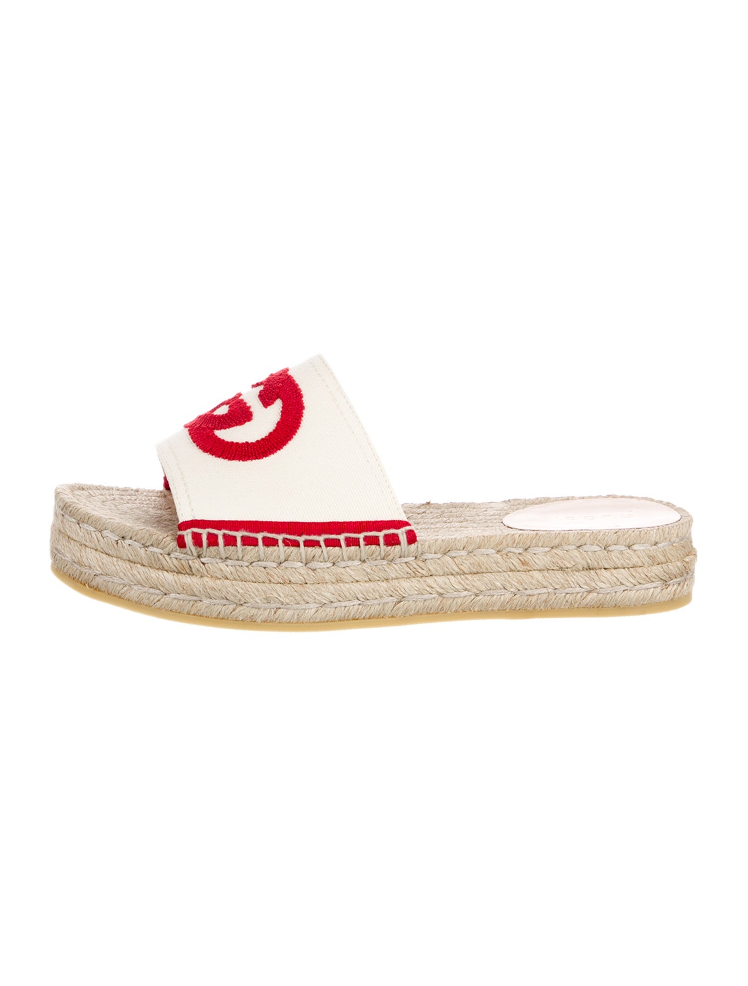 Gucci Interlocking G Logo Canvas Espadrilles