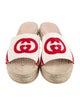 Gucci Interlocking G Logo Canvas Espadrilles