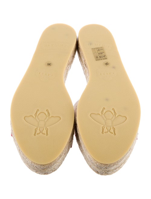 Gucci Interlocking G Logo Canvas Espadrilles