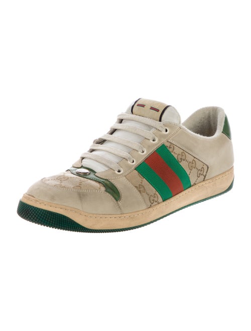 Gucci GG Canvas Suede Athletic Sneakers