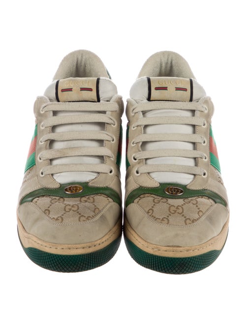 Gucci GG Canvas Suede Athletic Sneakers